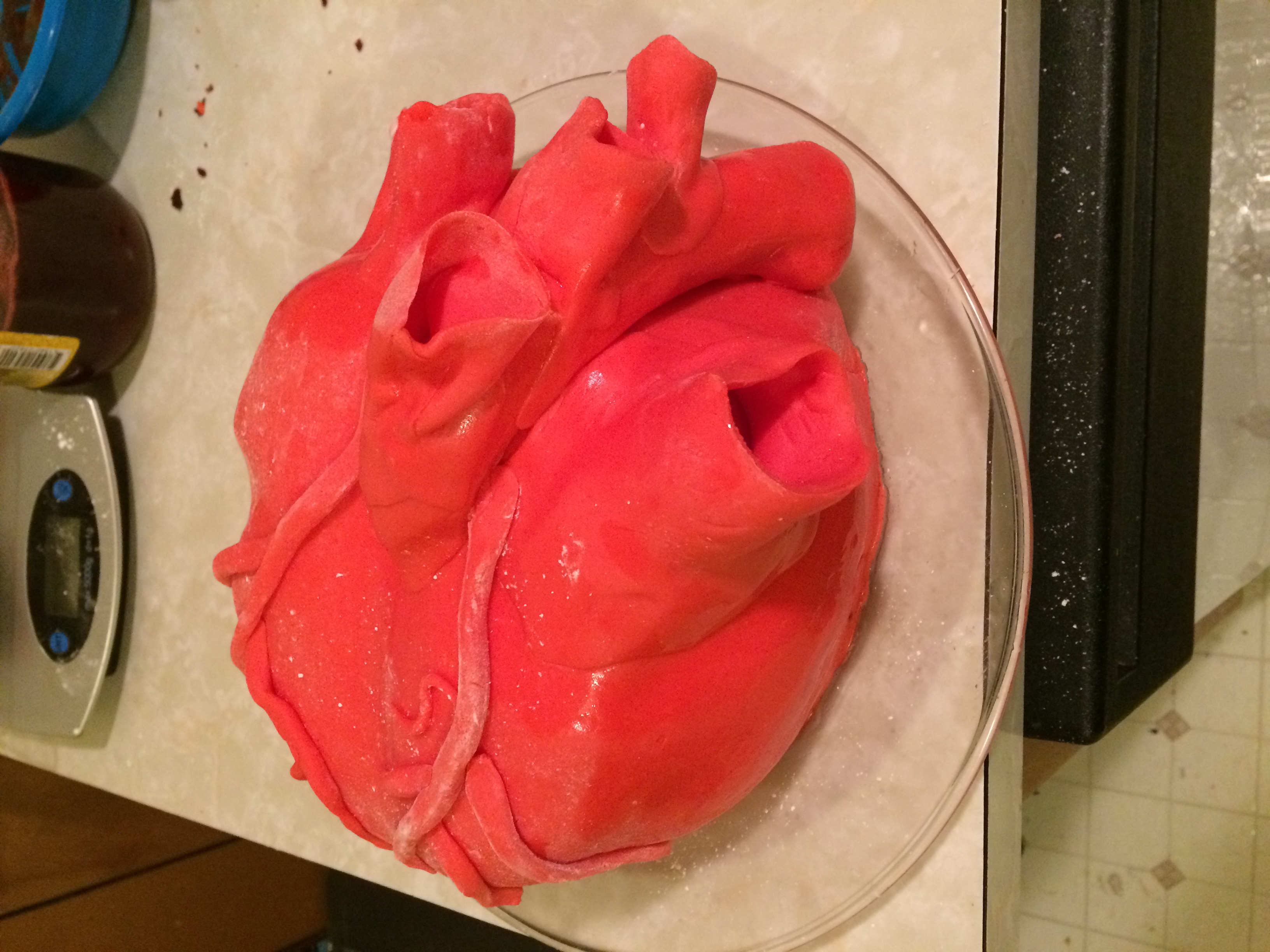 Unfinished cake